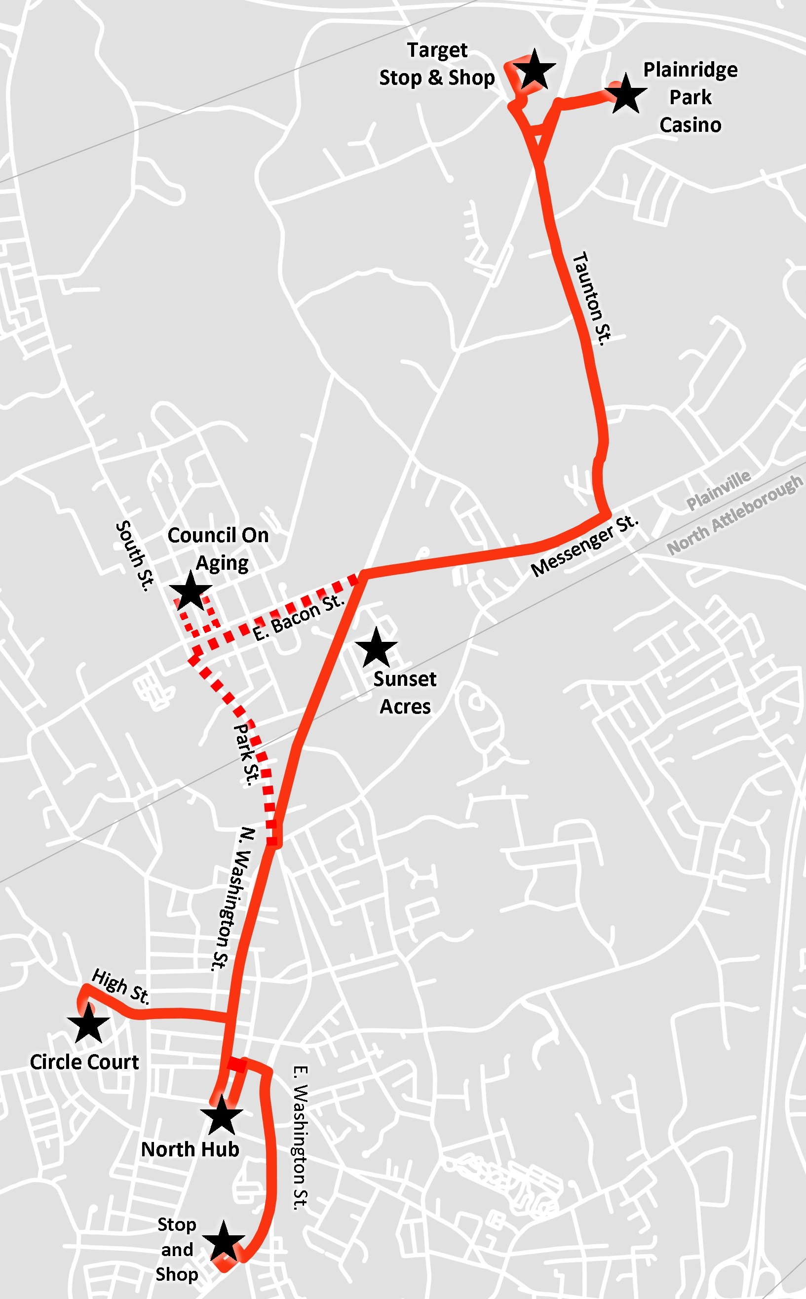 GATRA Route 14 Timetable